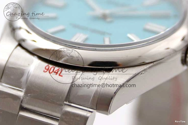 MiroTime 1219 Sleek Oyster Perpetual 41mm 124300 EWF 1:1 Best Edition 904L Steel Tiffany Blue Dial on SS Bracelet A 2191